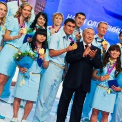 Президент Казахстана Нурсултан Назарбаев принял участие