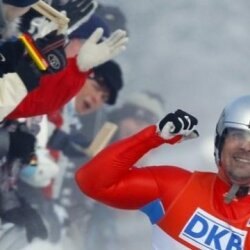 Саночник Демченко занял третье место в контрольной попытке на Олимпиаде