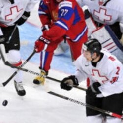Молодежная сборная России по хоккею обыграла Швейцарию со счетом 4:3