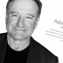 Apple чтит память Робина Уильямса на своем сайте