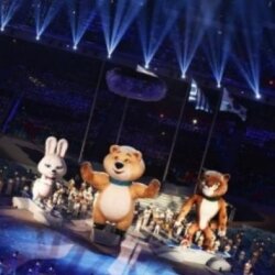 Церемония закрытия XXII зимних Олимпийских игр в Сочи. Интернет московская область